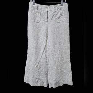 Women's‎ Size 6 Lucy And Laurel Wide Leg Linen Pants